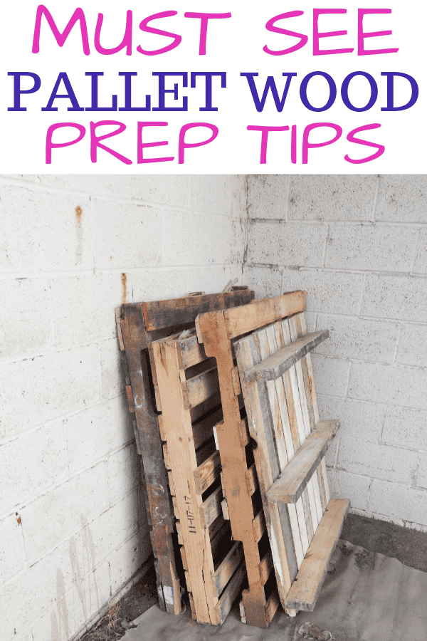 DIY Pallet Wood Prep