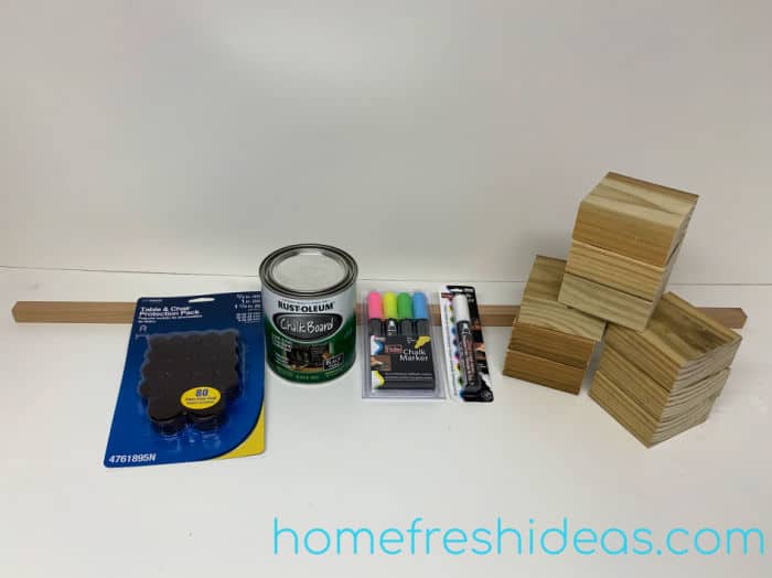 Wooden Tic Tac Toe Game - Supplies to make game