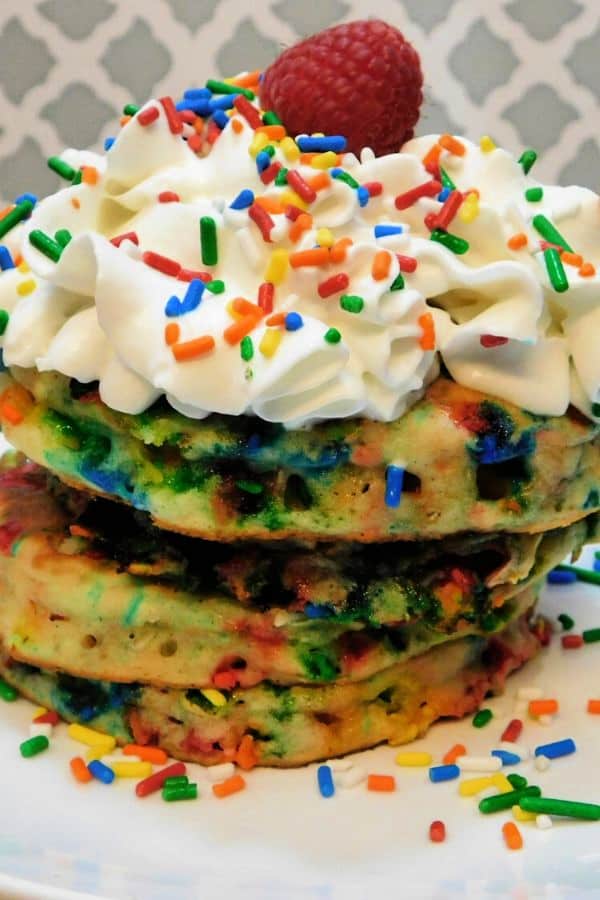 Pancakes with sprinkles