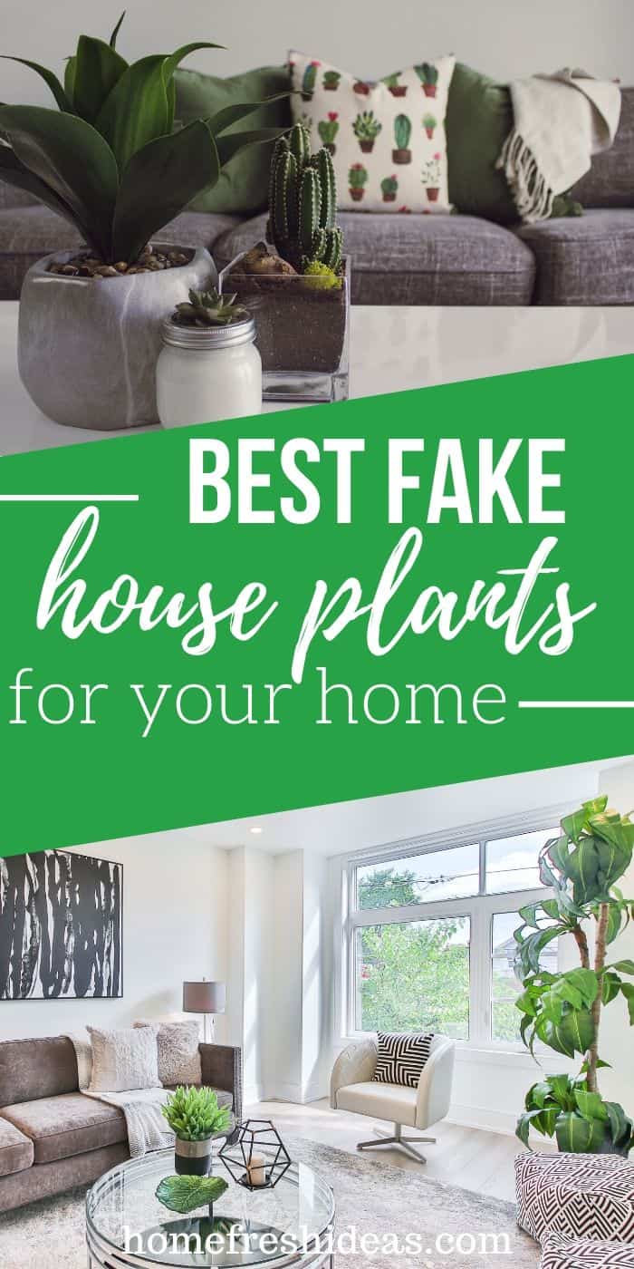 The Best Fake House Plants For People With Black Thumbs - Look no further, these are the Best Fake House Plants For People With Black Thumbs. You don't have to water them, put them in sunlight or anything! #plants #faux #fake #beautiful #artificialplants #easy #homefreshideasash