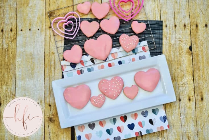 Valentine's Day Pink Sugar Cookies | Home Fresh Ideas