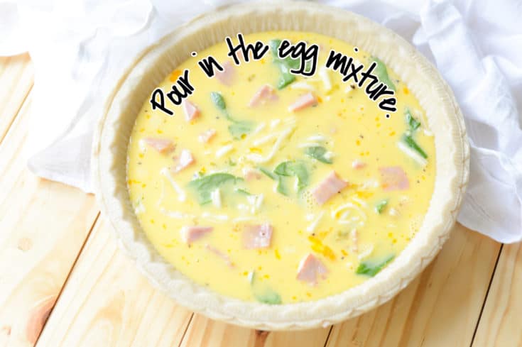 Cheesy Ham And Spinach Quiche Recipe | Home Fresh Ideas