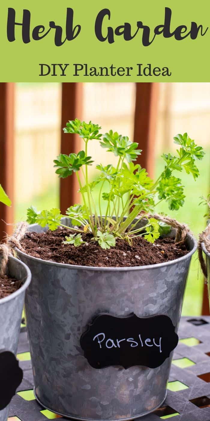 Easy DIY Herb Garden Planter Idea - If you want to try your hand at this DIY Herb Garden Planter, you will be pleased with how easy it is. Grow your own herbs and make your meals taste amazing! #planter #herb #herbgarden #diy #easy #homefreshideas