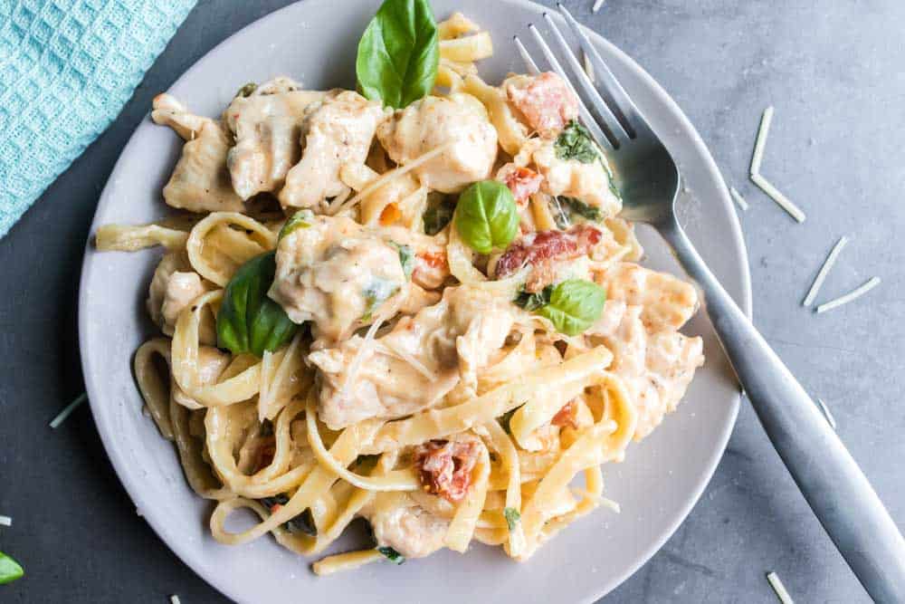 Creamy Tuscan Chicken Alfredo Recipe | Home Fresh Ideas