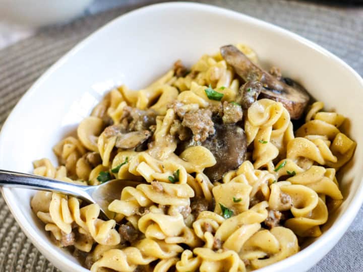 Ground beef stroganoff in instant online pot