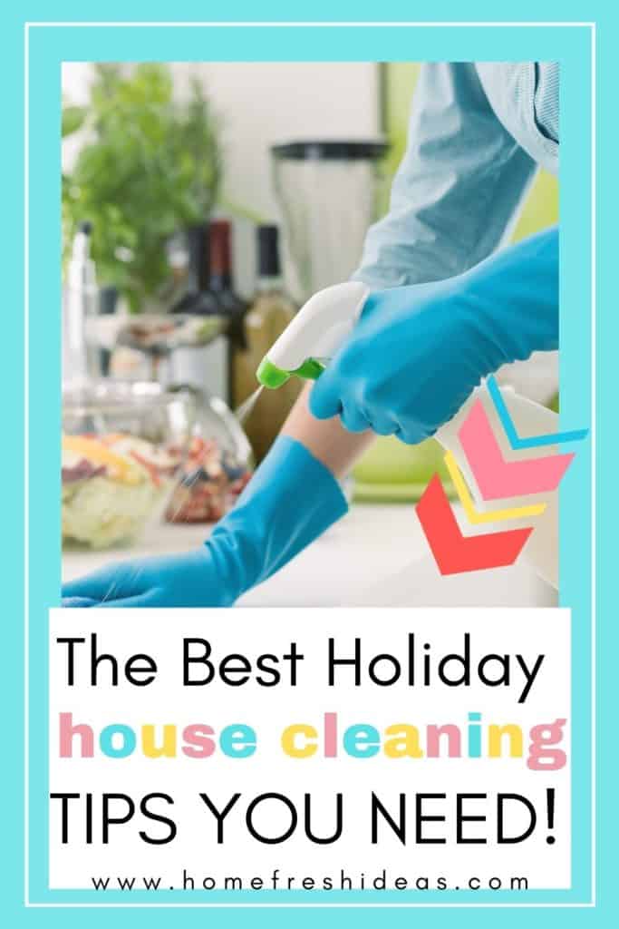 The Best Holiday House Cleaning Tips For The Kitchen - Check out the Best Holiday House Cleaning Tips For The Kitchen to have your home in shape for guests. Save your sanity and get organized. #cleaning #kitchen #housecleaning #easy #tips #holidays #homefreshideas