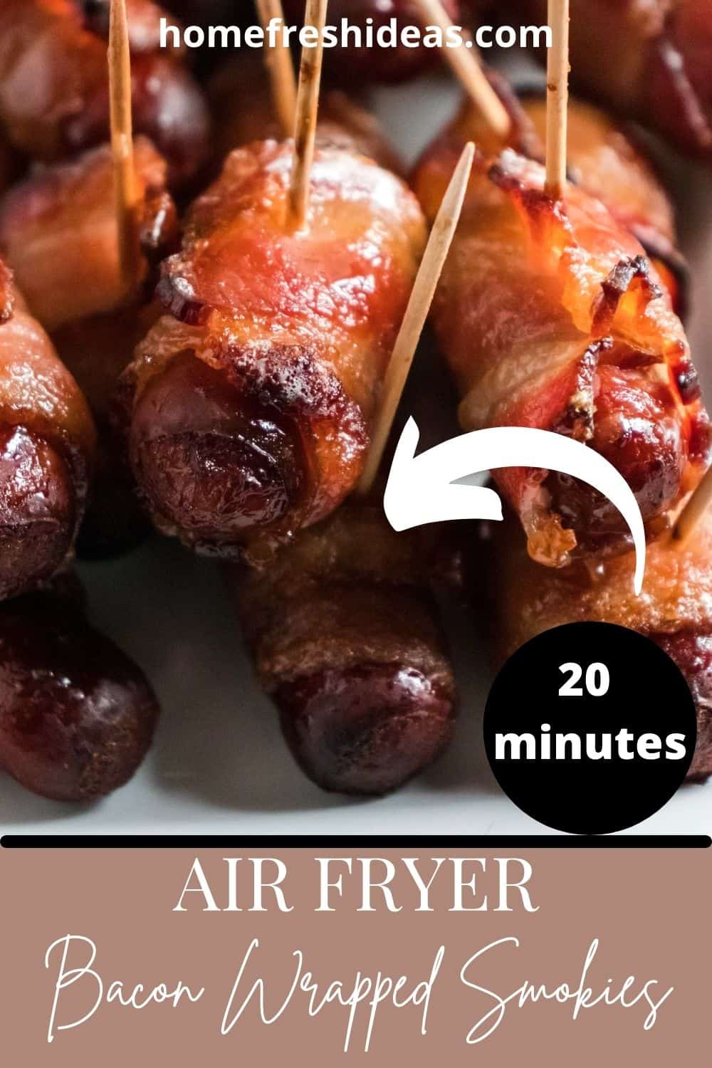 Learn How To Make Air Fryer Bacon Wrapped Smokies Home Fresh Ideas