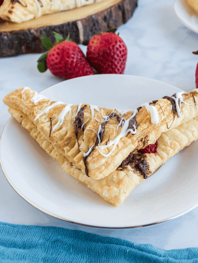 Strawberry Stuffed Air Fryer Turnovers Story
