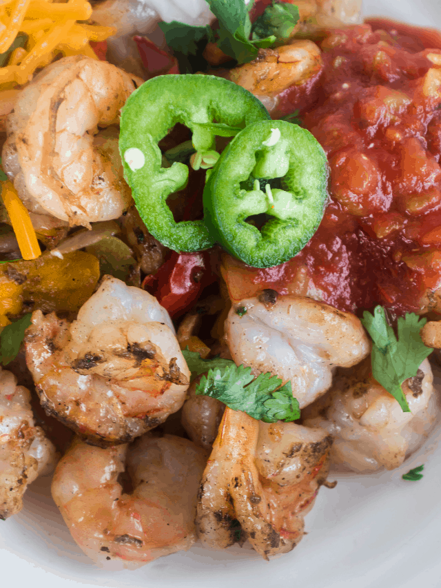Blackstone Griddle Shrimp Fajitas