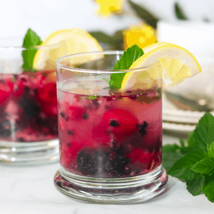 Berry White Wine Spritzer Recipe Home Fresh Ideas