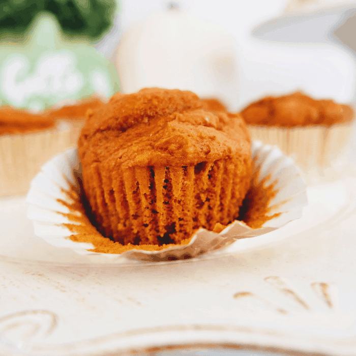 Pumpkin Spiced Muffins (3-Ingredients)