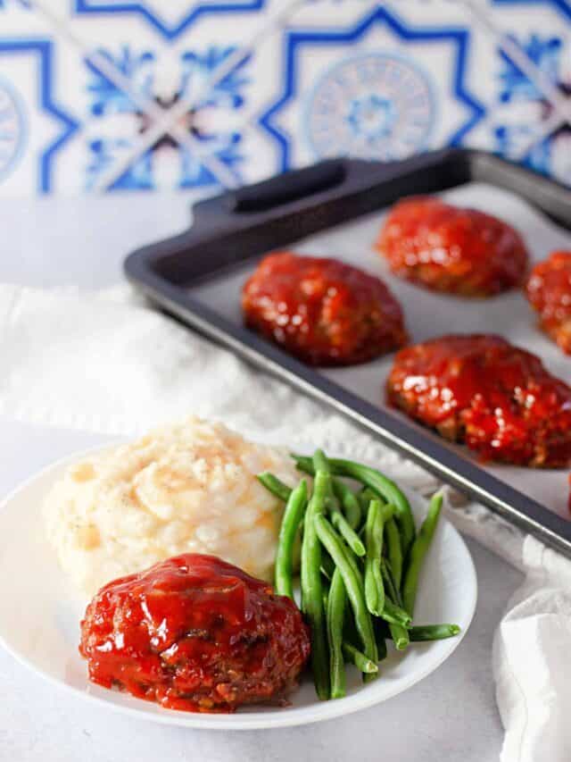 Mini Cheddar Meatloaf