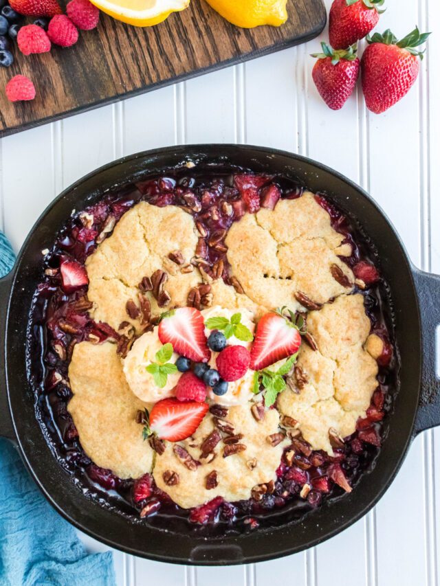 Mixed Berry Cobbler Recipe