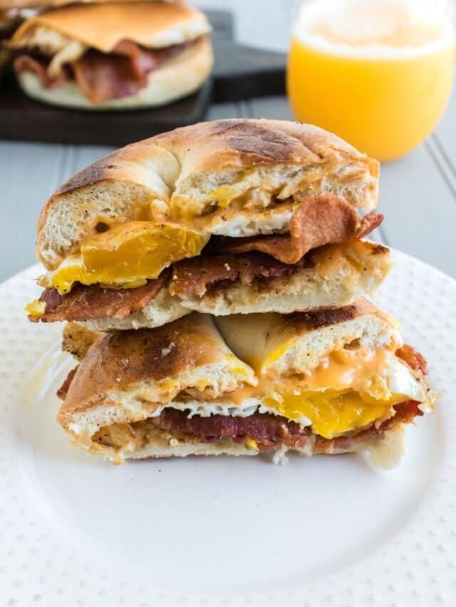 Blackstone Bacon Egg and Cheese Sandwich