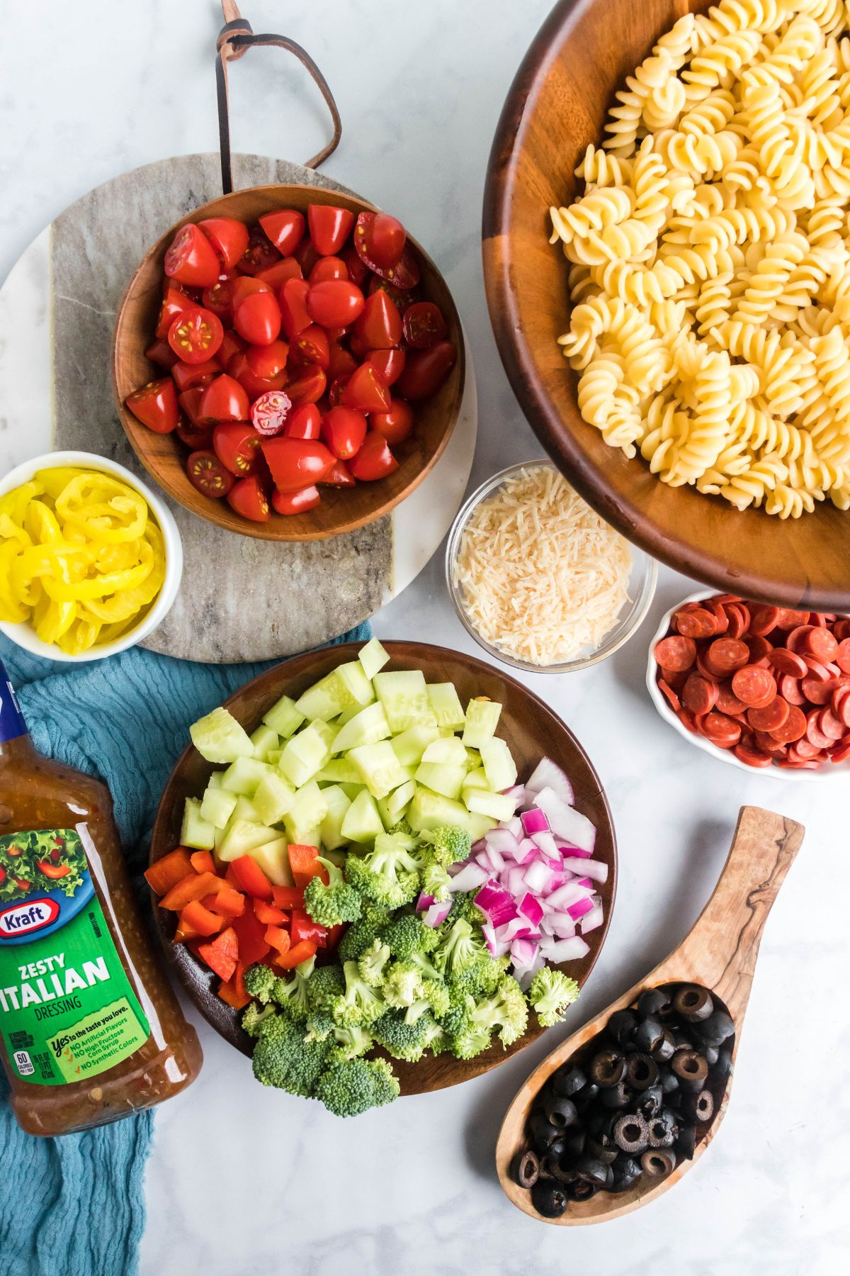 Easy Zesty Italian Pasta Salad | Home Fresh Ideas