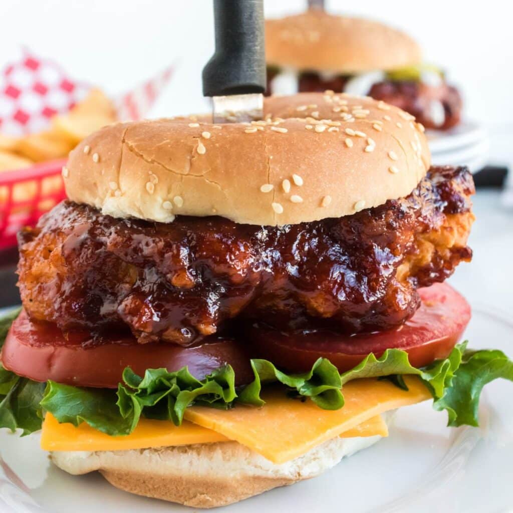 barbecue chicken sandwich