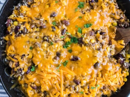 Easy Skillet Taco Rice