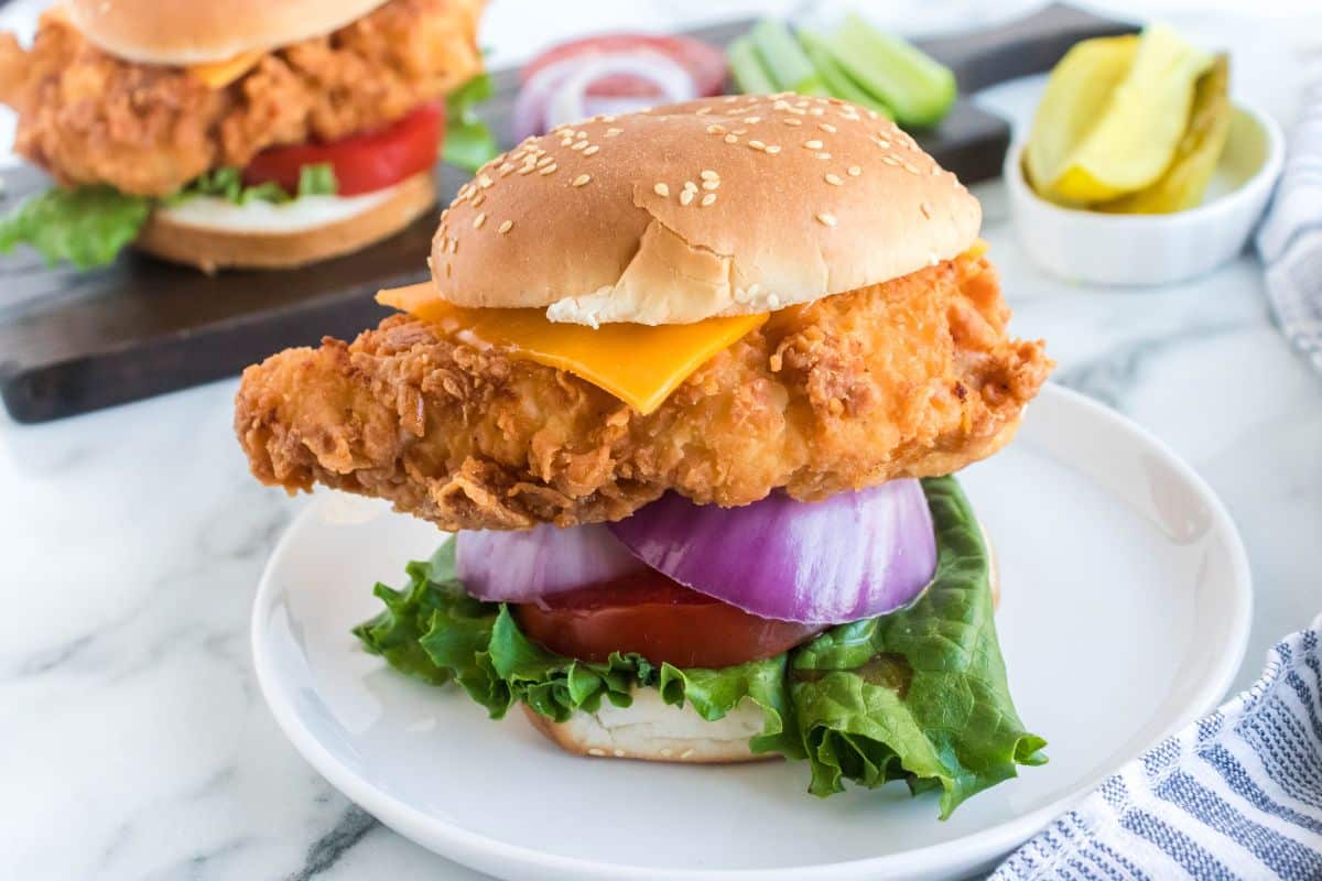 Crispy Chicken Sandwich | Home Fresh Ideas