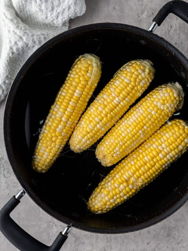 corn in pot