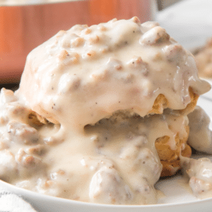 homemade sausage gravy